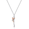 Mom and kid Necklace Rose gold